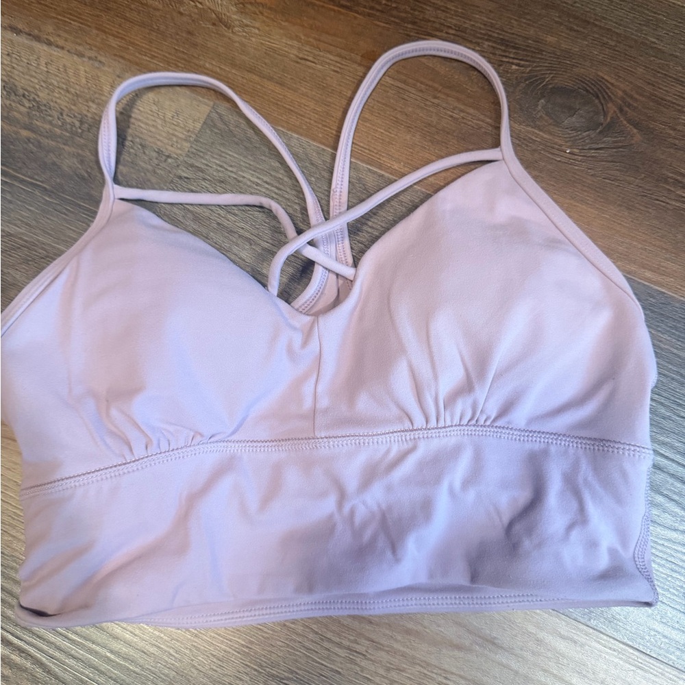 Paragon Fitwear Light Lavender Cross-Back Sports Bralette